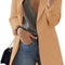 Womens Casual Blazers Open Front Long Sleeve Lapel Collar Work Office Jacket