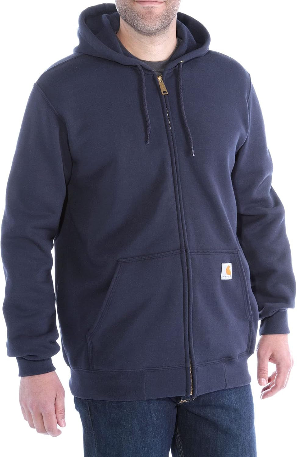 Men'S Loose Fit Midweight Full-Zip Sweatshirt