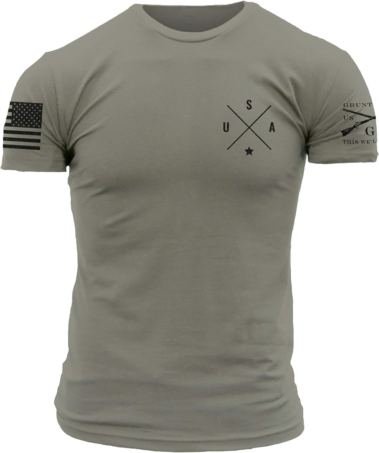 Basic Simple USA Men'S T-Shirt