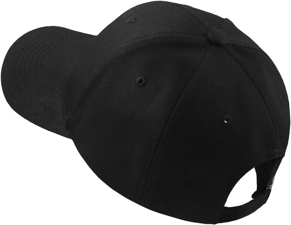 Baseball Cap Men Women Adjustable Plain Dad Hats Low Profile Solid Ball Cap