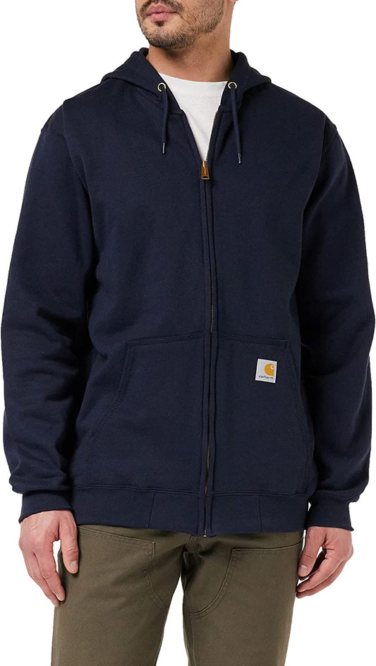 Men'S Loose Fit Midweight Full-Zip Sweatshirt