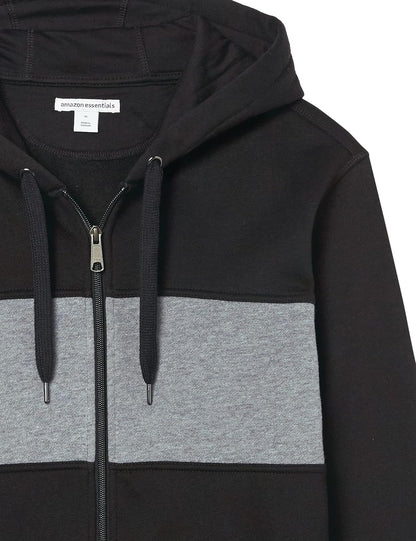 Men'S Full-Zip Hooded Fleece Sweatshirt